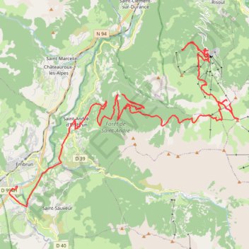 Itinéraire 10-OCT-14 16:30:04, distance, dénivelé, altitude, carte, profil, trace GPS