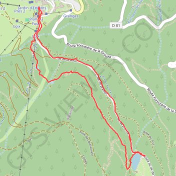 Itinéraire Lac de Pramol, distance, dénivelé, altitude, carte, profil, trace GPS