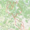 Itinéraire Boucle à vélo depuis Floressas, distance, dénivelé, altitude, carte, profil, trace GPS