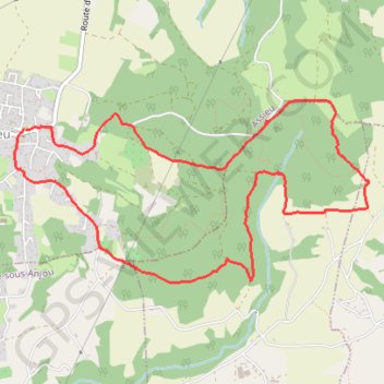 Itinéraire Assieu (38), distance, dénivelé, altitude, carte, profil, trace GPS