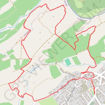 Itinéraire Découverte des capitelles de Saussines, distance, dénivelé, altitude, carte, profil, trace GPS