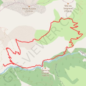 Itinéraire Balcons de la Rouanne, distance, dénivelé, altitude, carte, profil, trace GPS