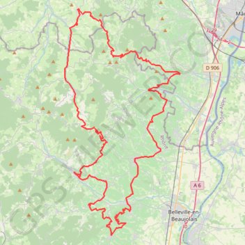 Itinéraire Le Marronnier11 à L'Assiette dans le Pré, distance, dénivelé, altitude, carte, profil, trace GPS