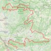 Itinéraire Grande Traversée de Vaucluse - Version e-bike - 17200 - UtagawaVTT.com, distance, dénivelé, altitude, carte, profil, trace GPS