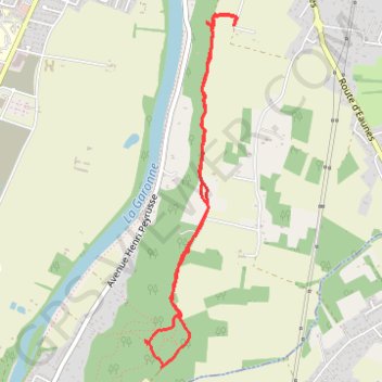 Itinéraire Sur les hauteurs de Muret, distance, dénivelé, altitude, carte, profil, trace GPS