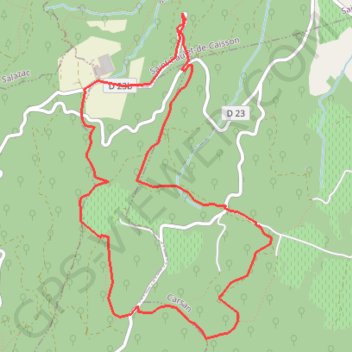 Itinéraire La Chartreuse de Valbonne (SUD), distance, dénivelé, altitude, carte, profil, trace GPS