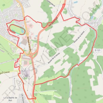 Itinéraire 6 - R4C 2025 - VTC 12km, distance, dénivelé, altitude, carte, profil, trace GPS