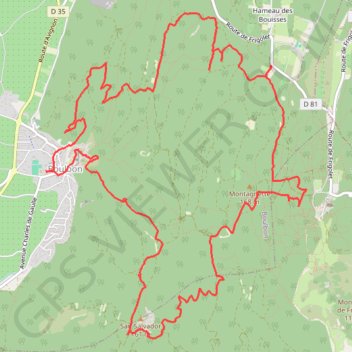 Itinéraire Boulbon - La Montagnette - Abbaye Saint-Michel de Frigolet, distance, dénivelé, altitude, carte, profil, trace GPS