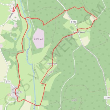 Itinéraire Violot Notre Dame des Bois, distance, dénivelé, altitude, carte, profil, trace GPS