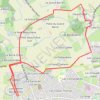 Itinéraire Nord-Est Fondettes, distance, dénivelé, altitude, carte, profil, trace GPS