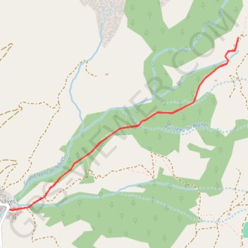 Itinéraire Grand Nâves - Raverette, distance, dénivelé, altitude, carte, profil, trace GPS