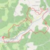 Itinéraire Gigouzac - Saint Denis, distance, dénivelé, altitude, carte, profil, trace GPS