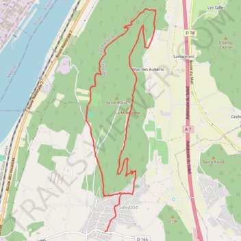 Itinéraire Trail-Savasse-12k, distance, dénivelé, altitude, carte, profil, trace GPS