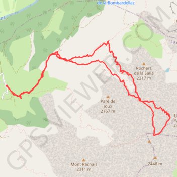 Itinéraire Trou de la Mouche, distance, dénivelé, altitude, carte, profil, trace GPS
