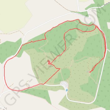 Itinéraire Petite Randonnée autour du Montaigu, distance, dénivelé, altitude, carte, profil, trace GPS