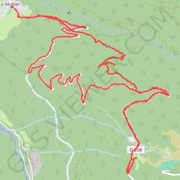 Itinéraire Val pelouse, distance, dénivelé, altitude, carte, profil, trace GPS