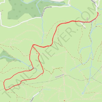 Itinéraire Circuit sous l'Ursuya, distance, dénivelé, altitude, carte, profil, trace GPS