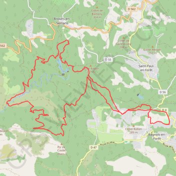 Itinéraire Balade au pont de l'Endre, distance, dénivelé, altitude, carte, profil, trace GPS