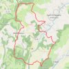 Itinéraire Par monts et par vaux corrigé, distance, dénivelé, altitude, carte, profil, trace GPS