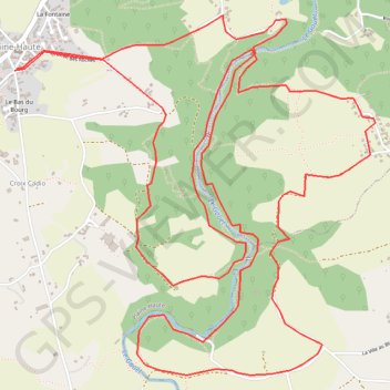 Itinéraire Les chaos du Gouët, distance, dénivelé, altitude, carte, profil, trace GPS