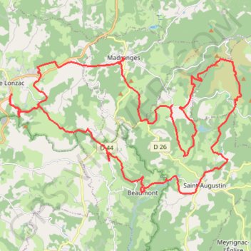 Itinéraire 2023-07-25-15-15-56, distance, dénivelé, altitude, carte, profil, trace GPS