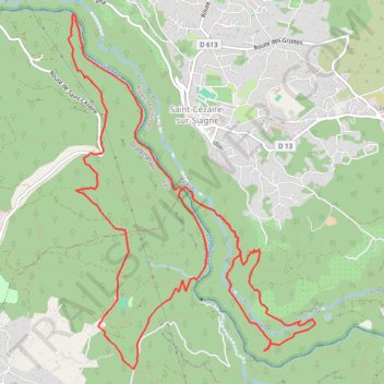 Itinéraire Les gorges de la Siagne, distance, dénivelé, altitude, carte, profil, trace GPS