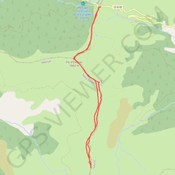 Itinéraire Pic de la Journalade, distance, dénivelé, altitude, carte, profil, trace GPS