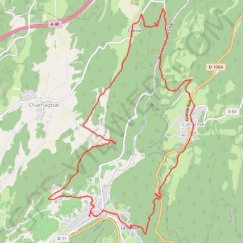 Itinéraire Cerdon Belvedere, distance, dénivelé, altitude, carte, profil, trace GPS