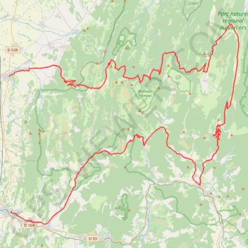 Itinéraire Balade Vercors, distance, dénivelé, altitude, carte, profil, trace GPS
