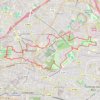 Itinéraire Montreuil, boucle des 3 parcs, distance, dénivelé, altitude, carte, profil, trace GPS