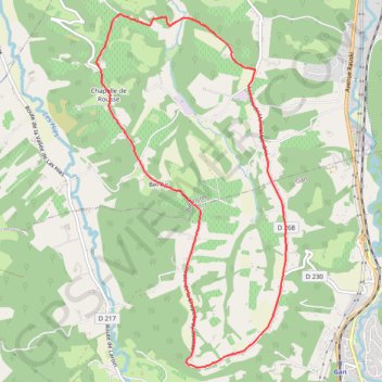 Itinéraire Chapelle de Rousse, distance, dénivelé, altitude, carte, profil, trace GPS