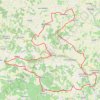 Itinéraire Rouillac : boucle locale 27 - boucle C, distance, dénivelé, altitude, carte, profil, trace GPS