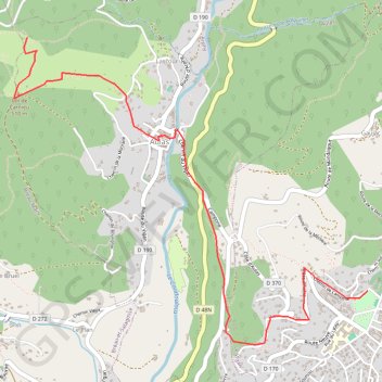 Itinéraire Retour Au Vigan, distance, dénivelé, altitude, carte, profil, trace GPS