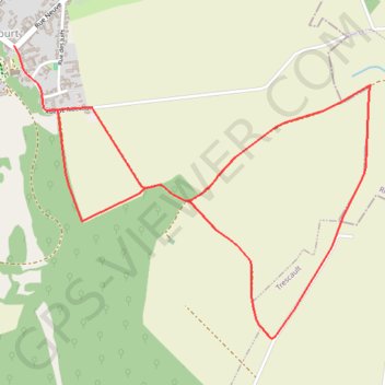 Itinéraire Le sentier des écoliers - Havrincourt, distance, dénivelé, altitude, carte, profil, trace GPS