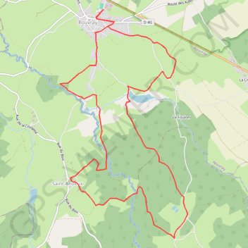 Itinéraire Parc du Morvan - Rouvray, distance, dénivelé, altitude, carte, profil, trace GPS