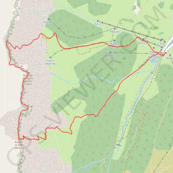 Itinéraire Pierre Blanche en boucle par les pas de la Ville et de la Posterle (Vercors), distance, dénivelé, altitude, carte, profil, trace GPS