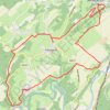 Itinéraire Belgique - Tohogne - Province du Luxembourg, distance, dénivelé, altitude, carte, profil, trace GPS