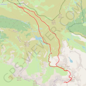 Itinéraire Mail de la Sède, distance, dénivelé, altitude, carte, profil, trace GPS