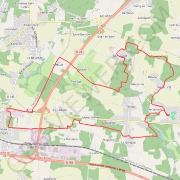 Itinéraire Rando du roch, distance, dénivelé, altitude, carte, profil, trace GPS