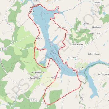 Itinéraire track, distance, dénivelé, altitude, carte, profil, trace GPS