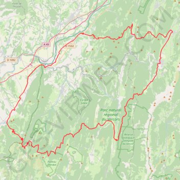 Itinéraire Itinéraire de Rochefort-Samson à Rochefort-Samson, distance, dénivelé, altitude, carte, profil, trace GPS