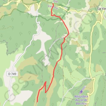 Itinéraire Côte blanche, distance, dénivelé, altitude, carte, profil, trace GPS