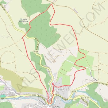 Itinéraire La Pierre Fichade, distance, dénivelé, altitude, carte, profil, trace GPS