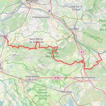 Itinéraire Mise à jour de la trace GR6, distance, dénivelé, altitude, carte, profil, trace GPS