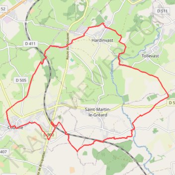 Itinéraire 5 - TRAIL_17.5_2023, distance, dénivelé, altitude, carte, profil, trace GPS