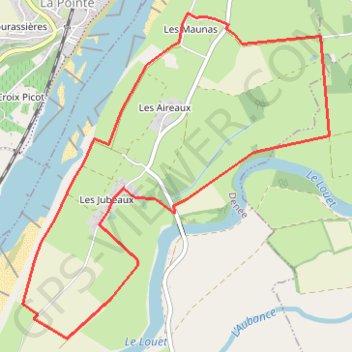 Itinéraire Saint-Jean de la Croix - Les Jubeaux, distance, dénivelé, altitude, carte, profil, trace GPS