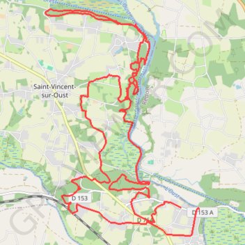 Itinéraire Rando à Saint Perreux, distance, dénivelé, altitude, carte, profil, trace GPS