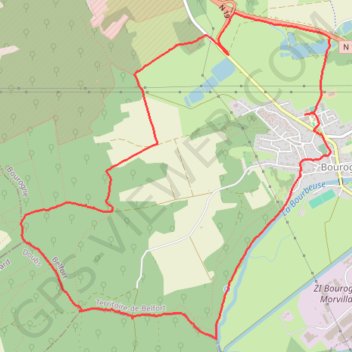 Itinéraire Marche Buissonnière Hericourt (Bourogne), distance, dénivelé, altitude, carte, profil, trace GPS