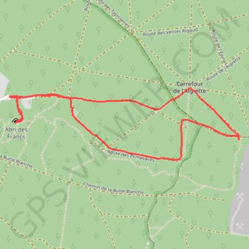 Itinéraire Recloses, distance, dénivelé, altitude, carte, profil, trace GPS