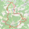 Itinéraire Léog Cestas Brède, distance, dénivelé, altitude, carte, profil, trace GPS